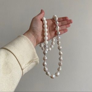 Tomas Maier Fresh Water Pearls & Beaded Necklace
